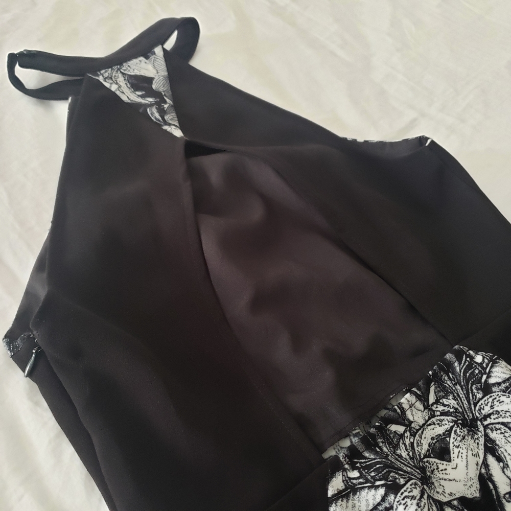 Silence + Noise black and white halter dress size 6 - Picture 5 of 8